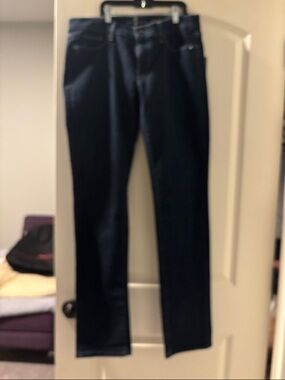 7 For All Mankind Dark Indigo Straight Leg Jeans